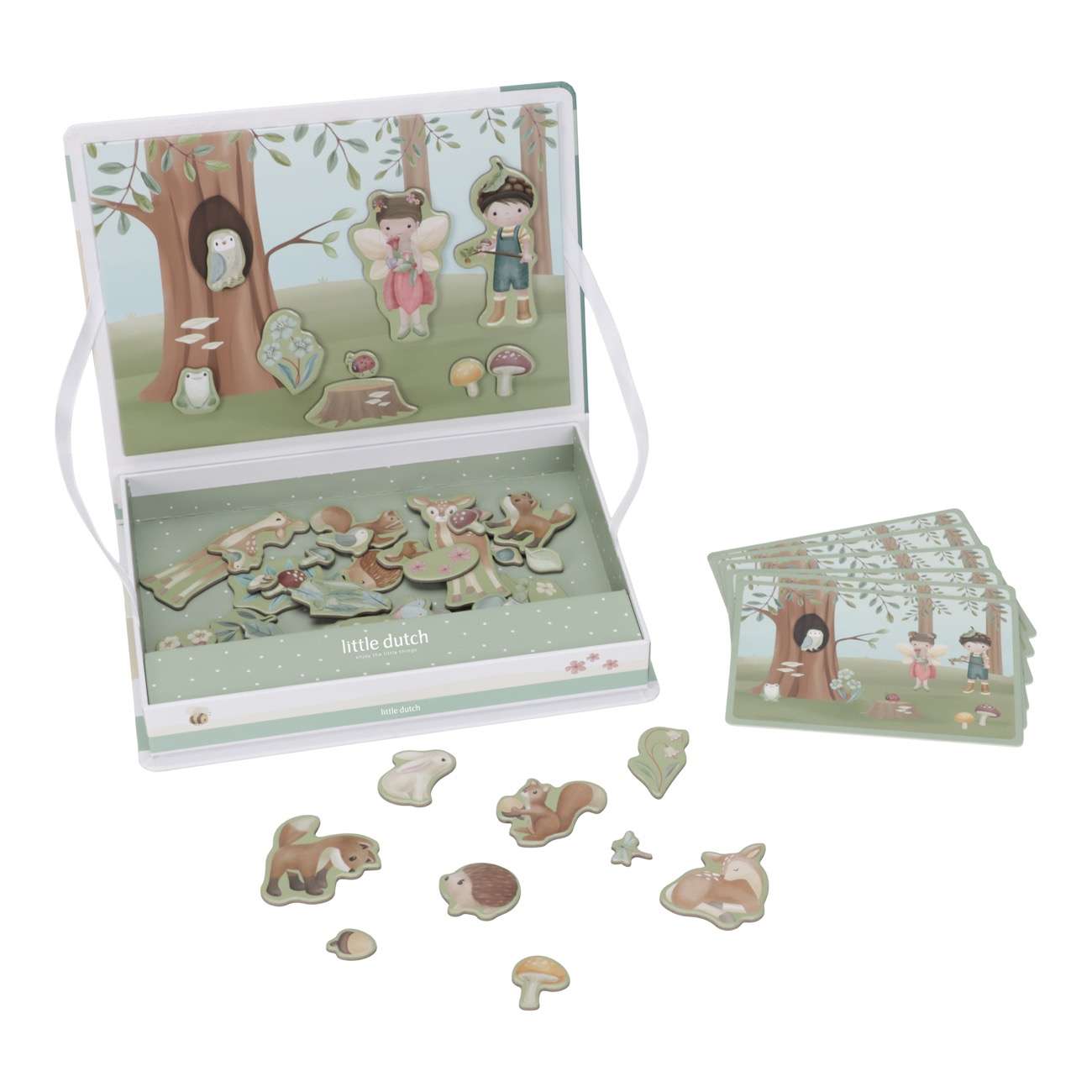 LITTLE DUTCH MAGNETNE PUZZLE FOREST FRIENDS