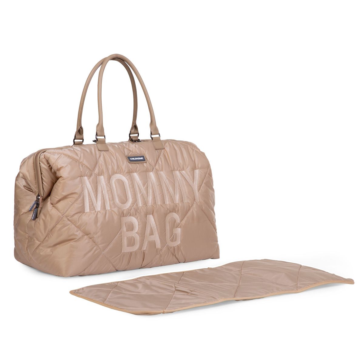 CHILDHOME-TORBA-MOMMY-BAG-PUFFERED-BEIGE_2