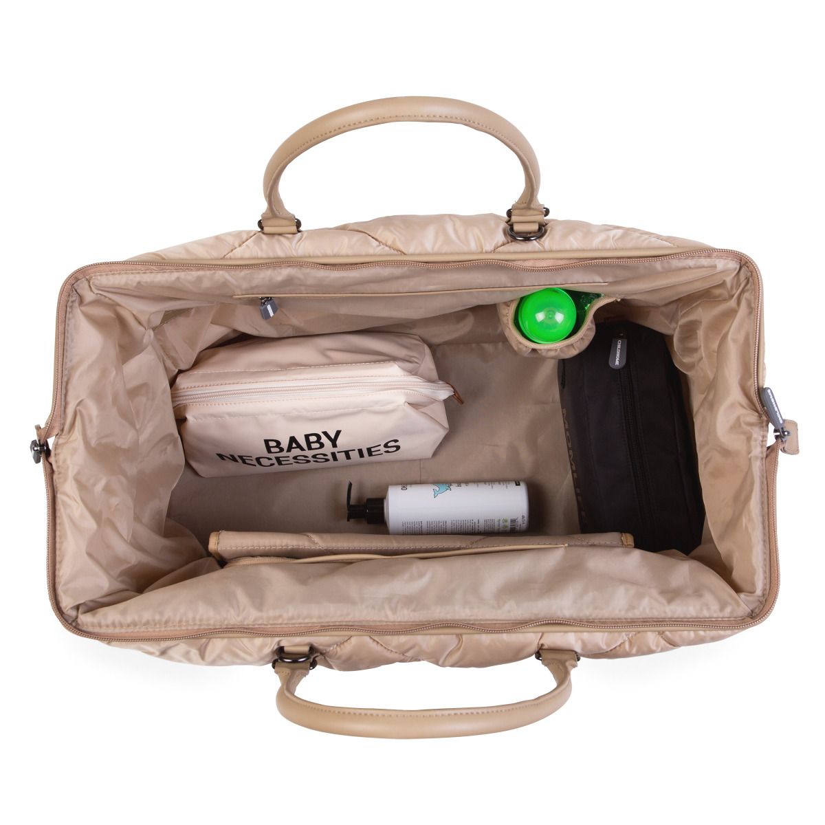 CHILDHOME-TORBA-MOMMY-BAG-PUFFERED-BEIGE_3