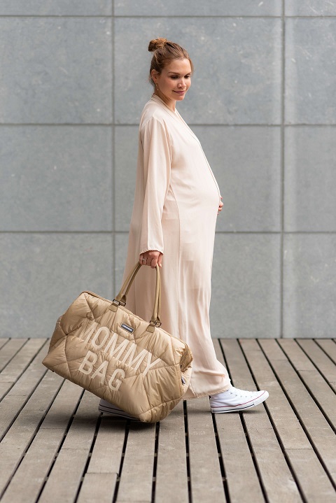 CHILDHOME-TORBA-MOMMY-BAG-PUFFERED-BEIGE_5