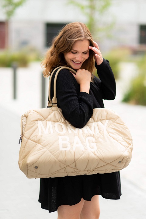 CHILDHOME-TORBA-MOMMY-BAG-PUFFERED-BEIGE_6